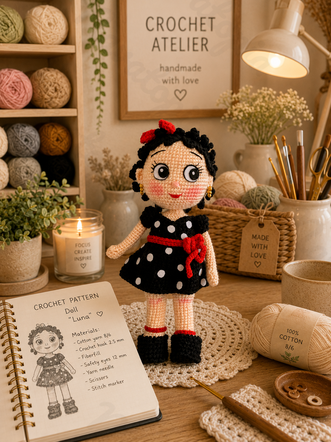 Betty amigurumi doll
