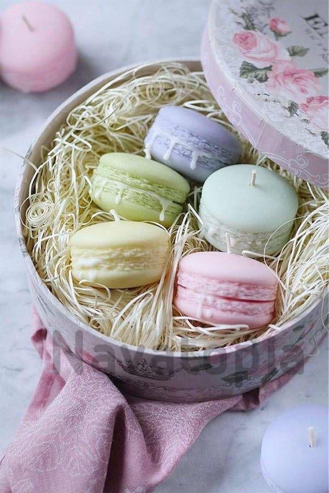 Maccaron candles