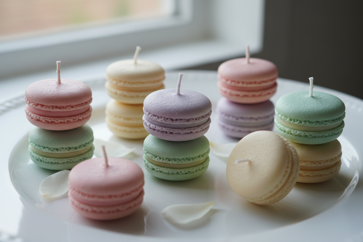 Maccaron candles